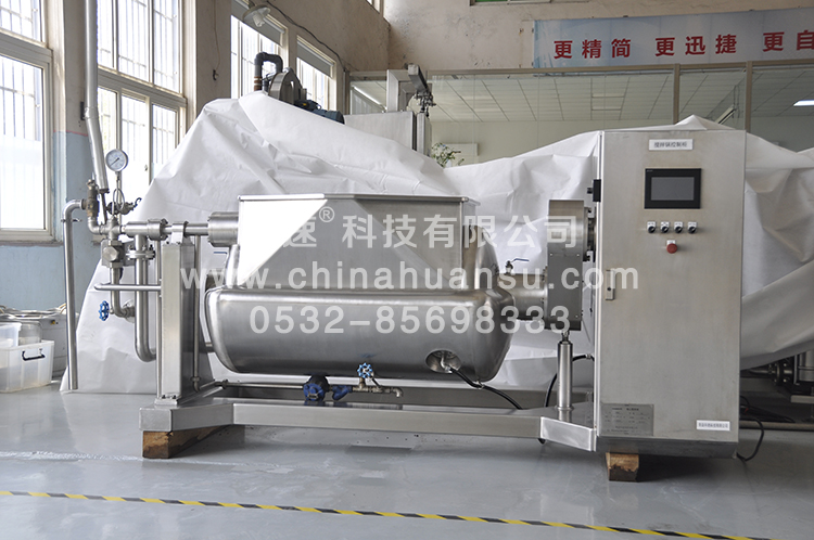 環(huán)速智能攪拌鍋WZJ-500可傾式攪拌鍋、人體高度配置       環(huán)速科技